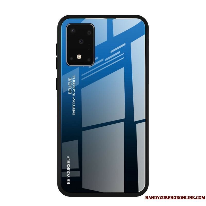 Cover Samsung Galaxy S20 Plus / S20 Plus 5G Hærdet Glas Vær Dig Selv