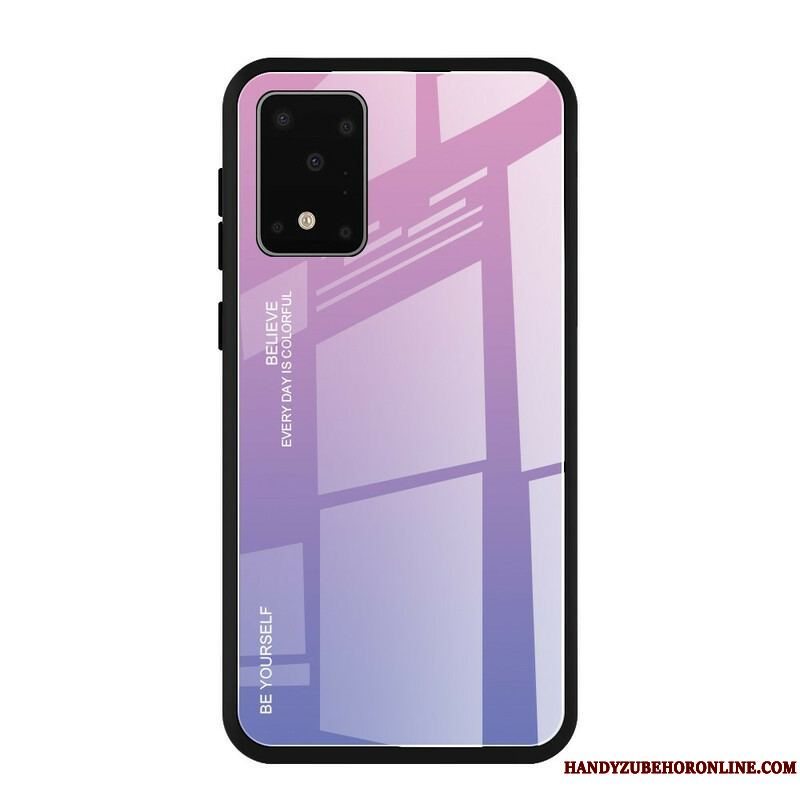 Cover Samsung Galaxy S20 Plus / S20 Plus 5G Hærdet Glas Vær Dig Selv