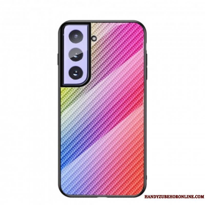 Cover Samsung Galaxy S21 5G Kulfiber Hærdet Glas