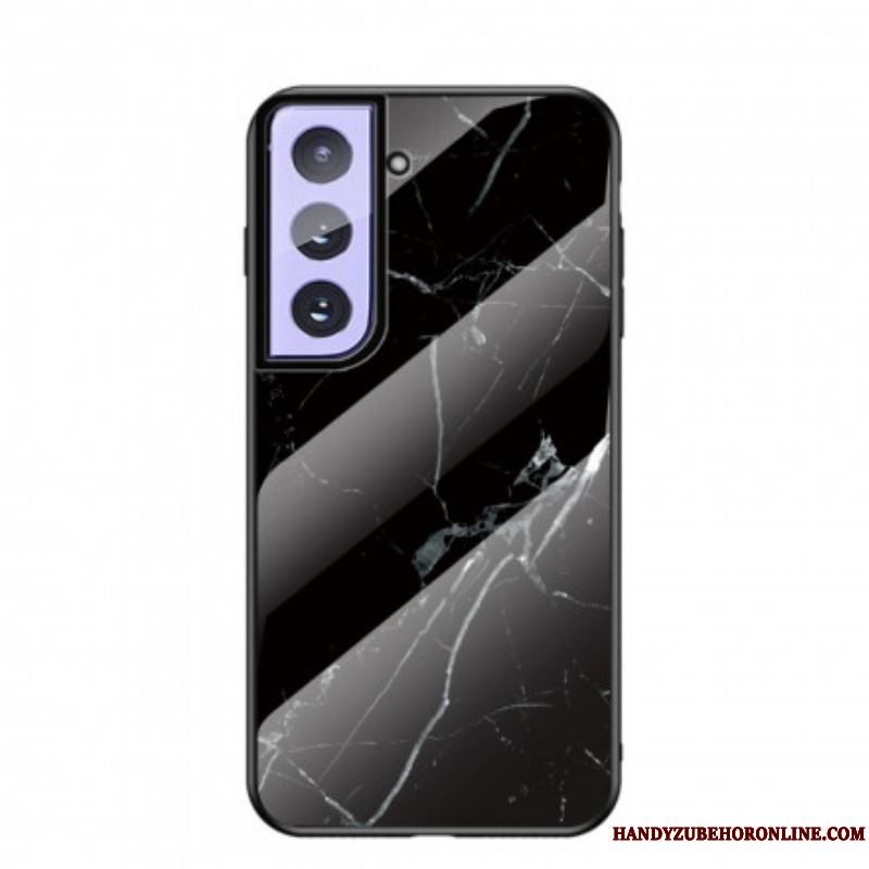 Cover Samsung Galaxy S21 5G Marmorfarver Hærdet Glas