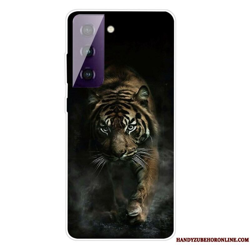 Cover Samsung Galaxy S21 FE Fleksibel Tiger
