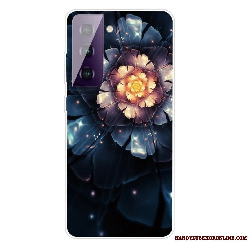 Cover Samsung Galaxy S21 FE Fleksible Blomster