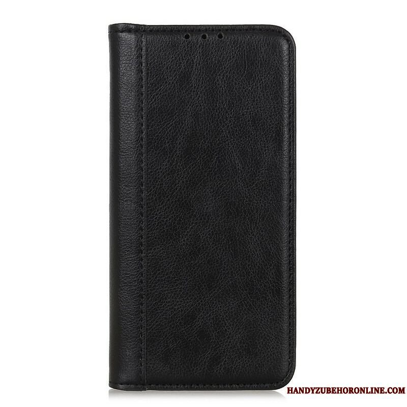 Cover Samsung Galaxy S21 FE Flip Cover Elegance Split Litchi Læder