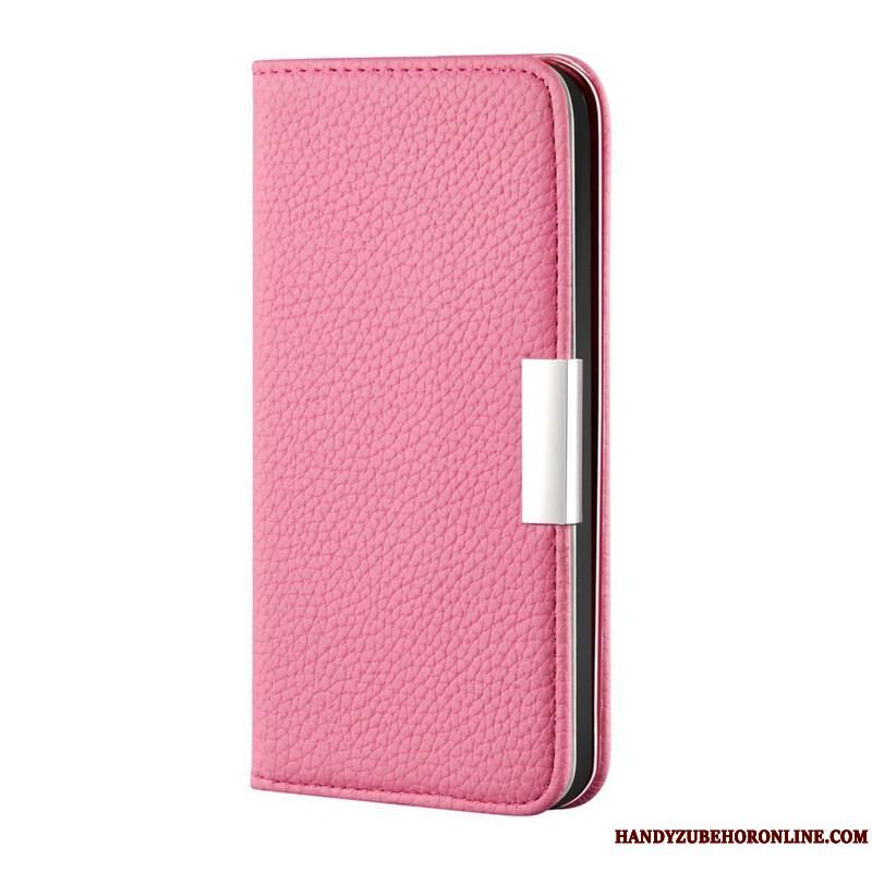 Cover Samsung Galaxy S21 FE Flip Cover Imiteret Læder Litchi Ultra Chic