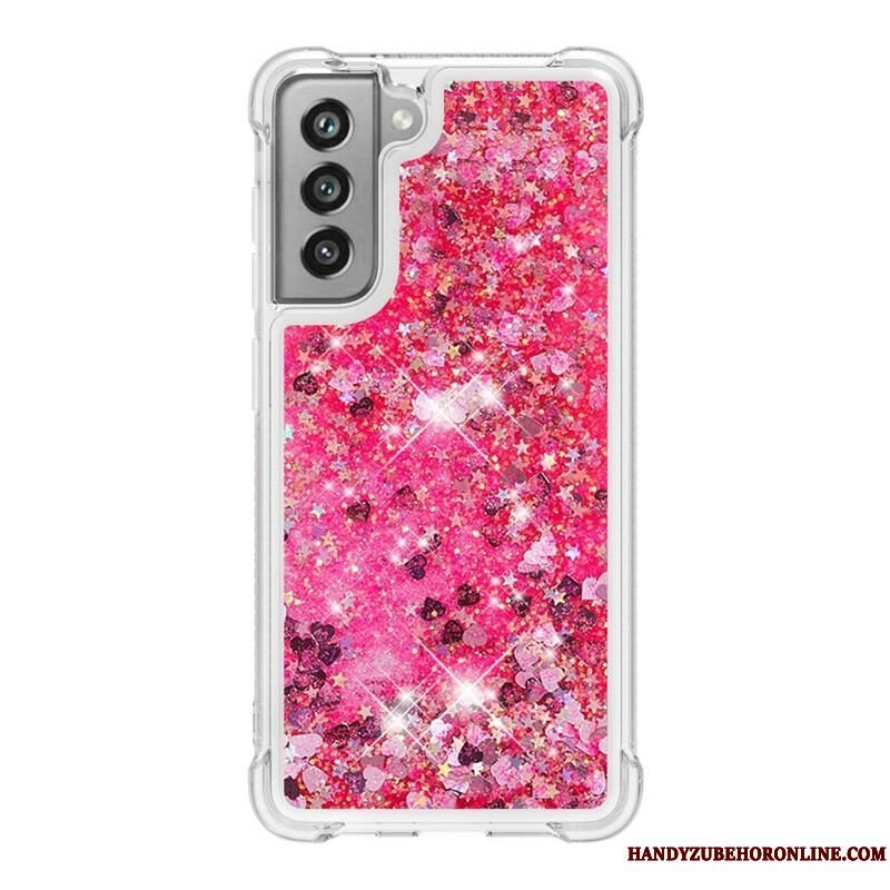 Cover Samsung Galaxy S21 FE Ønsker Pailletter