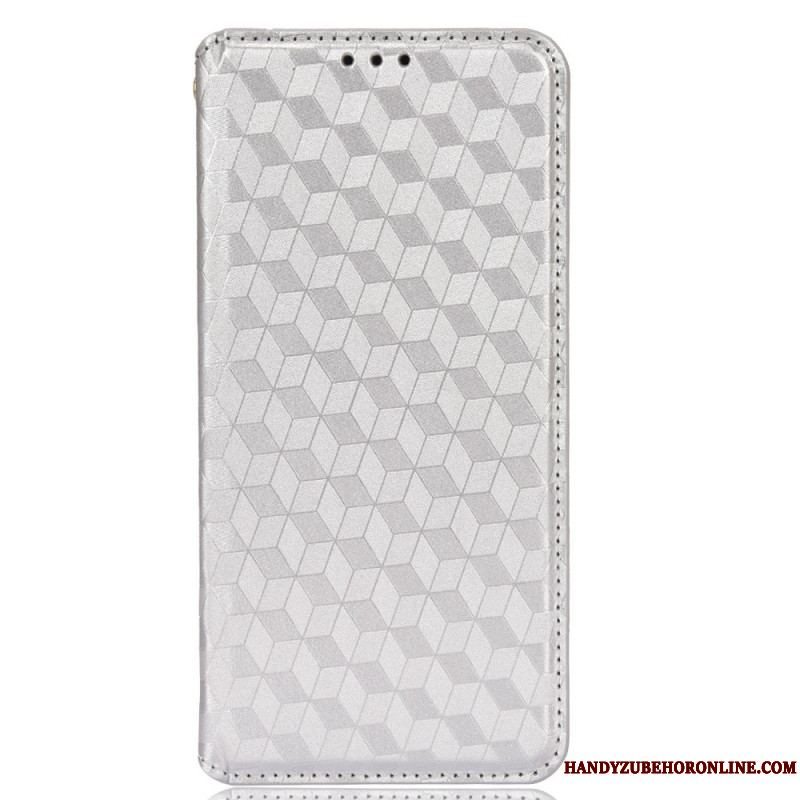 Cover Samsung Galaxy S22 5G Flip Cover Diamant Læder Effekt