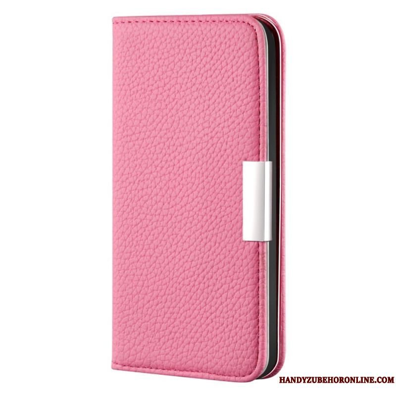 Cover Samsung Galaxy S22 5G Flip Cover Imiteret Læder Litchi Ultra Chic