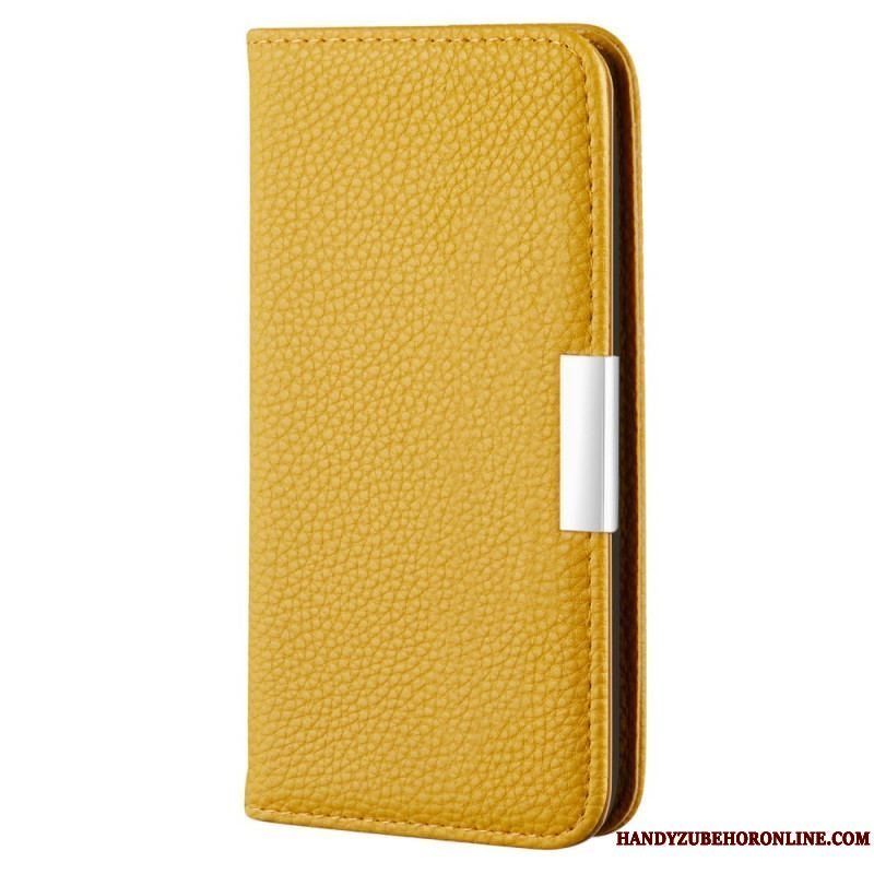 Cover Samsung Galaxy S22 5G Flip Cover Imiteret Læder Litchi Ultra Chic