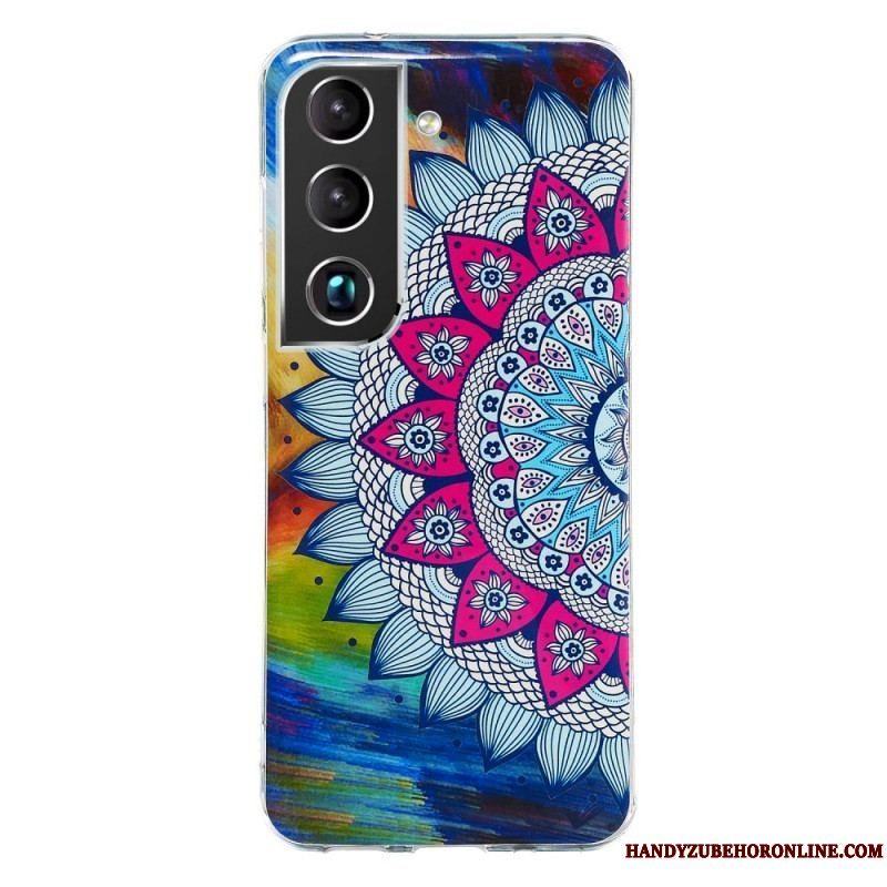 Cover Samsung Galaxy S22 5G Fluorescerende Blomsterserie