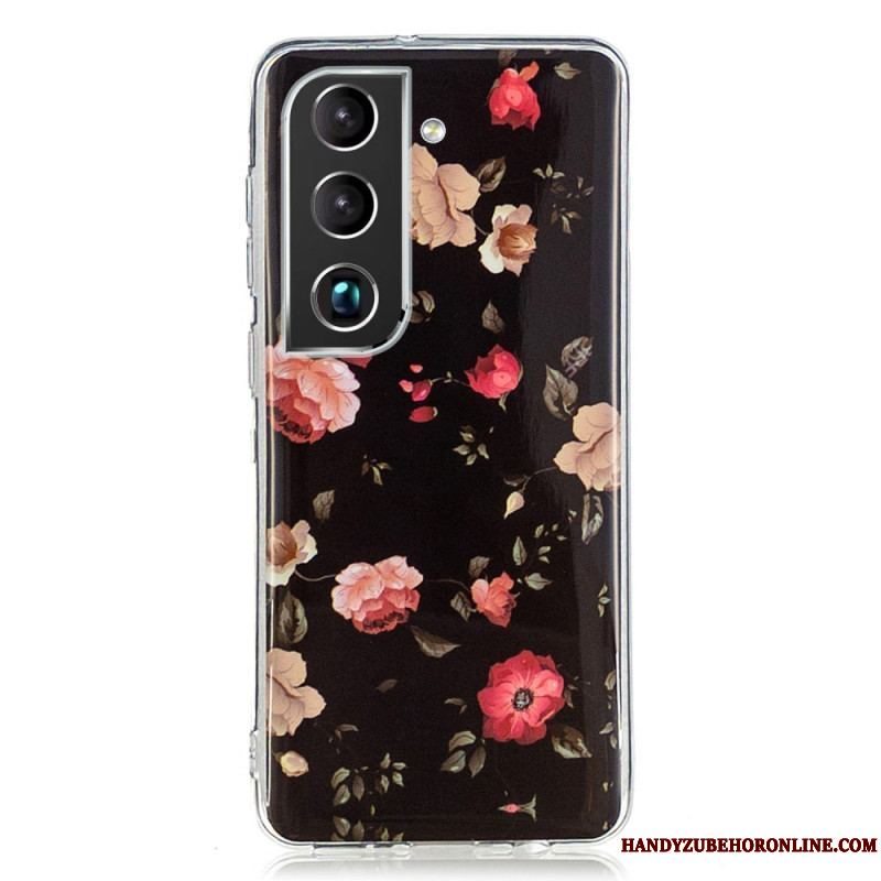 Cover Samsung Galaxy S22 5G Fluorescerende Liberty-blomster