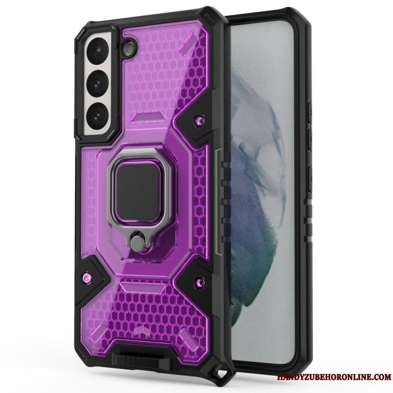 Cover Samsung Galaxy S22 5G Honeycomb Med Ring