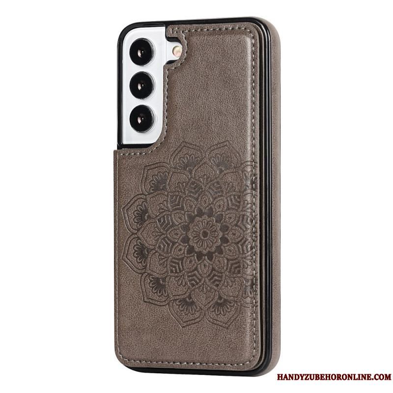 Cover Samsung Galaxy S22 5G Mandala Print Kortholder