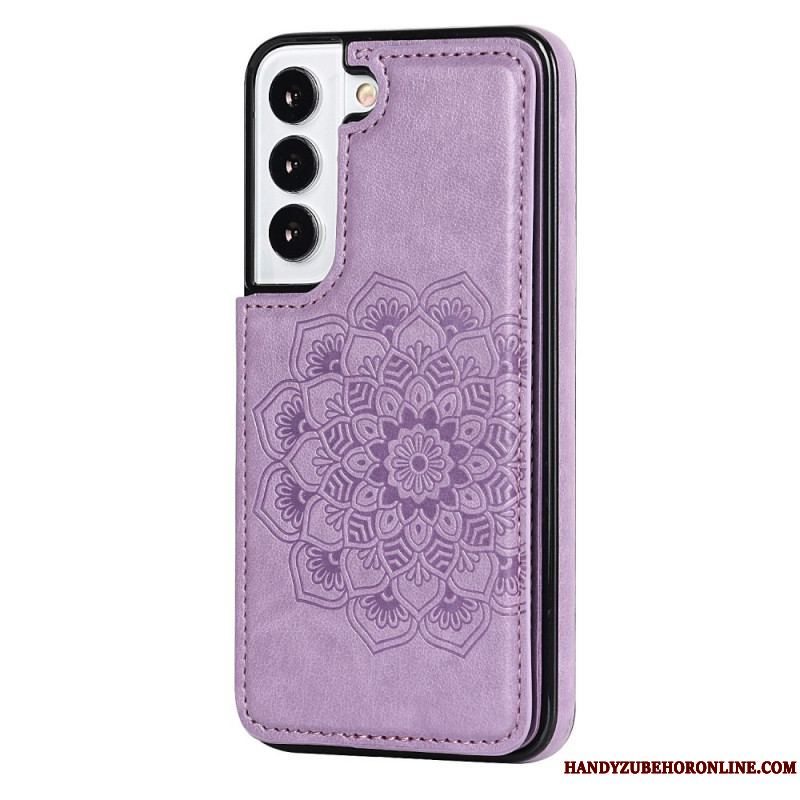 Cover Samsung Galaxy S22 5G Mandala Print Kortholder