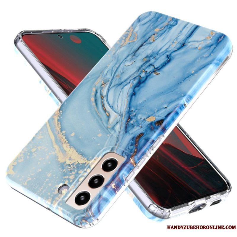 Cover Samsung Galaxy S22 5G Silikone Fleksibel Marmor