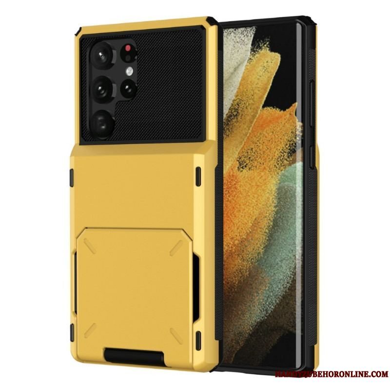 Cover Samsung Galaxy S22 Ultra 5G Flip Style Kortholder