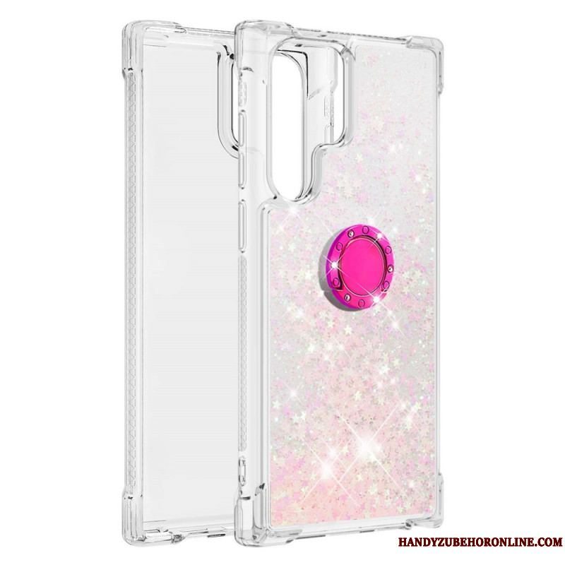 Cover Samsung Galaxy S22 Ultra 5G Glitter Ring-bracket