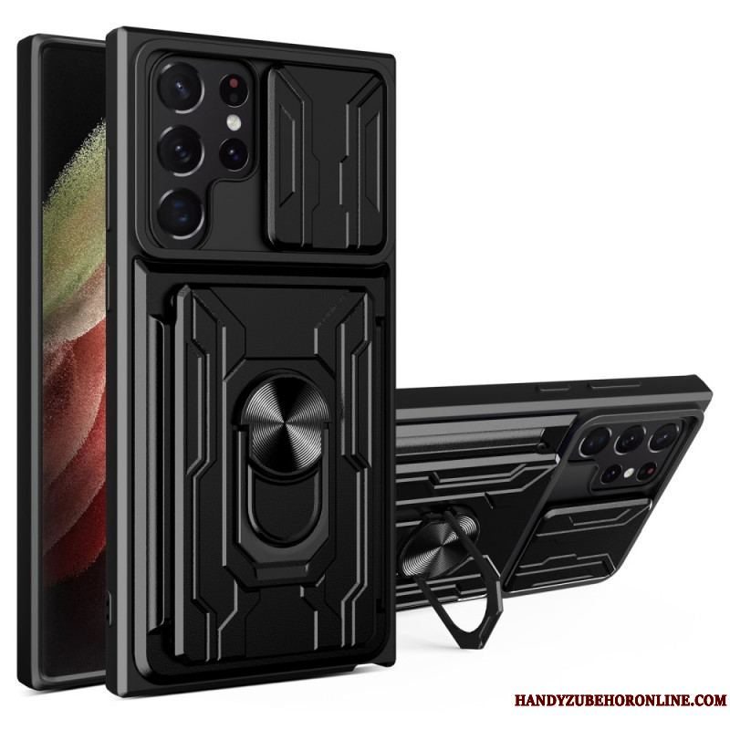Cover Samsung Galaxy S22 Ultra 5G Multifunktions- Og Linsebeskyttere