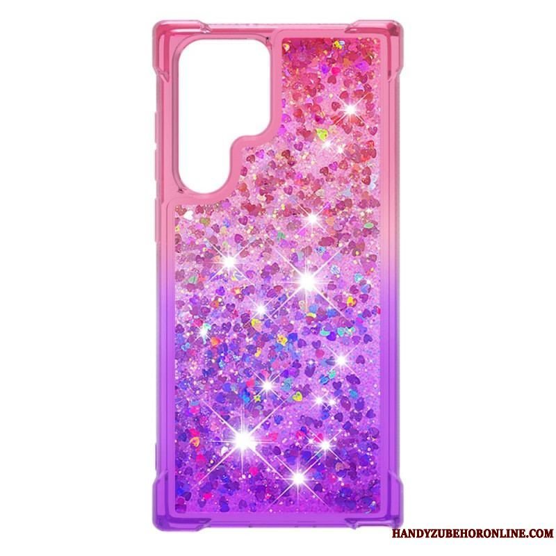 Cover Samsung Galaxy S22 Ultra 5G Pailletter Farver