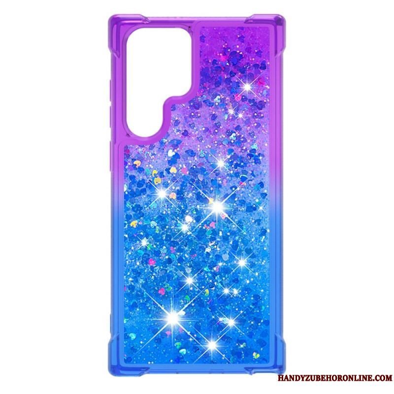 Cover Samsung Galaxy S22 Ultra 5G Pailletter Farver
