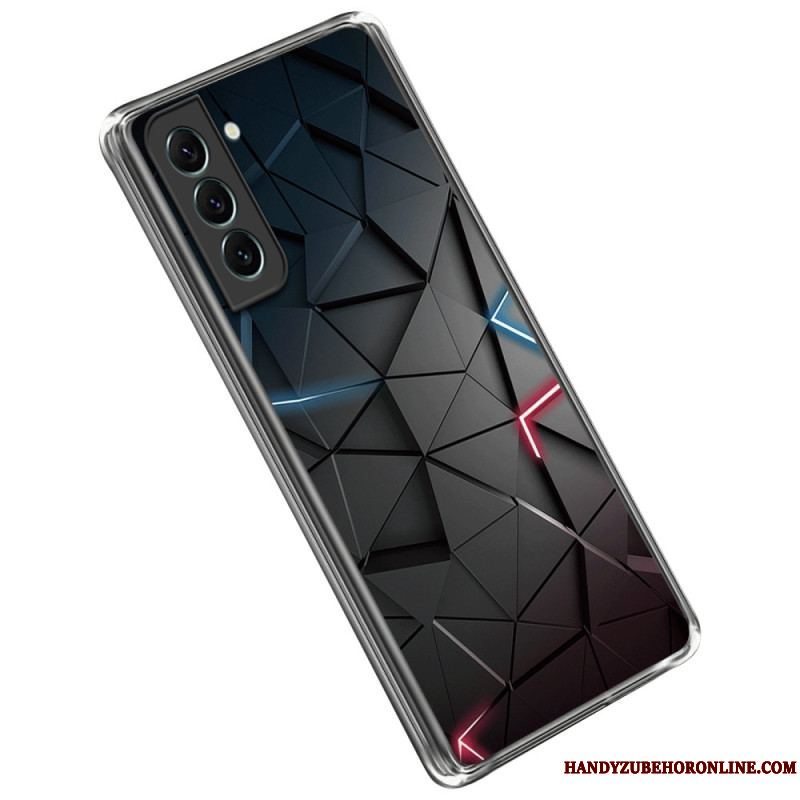 Cover Samsung Galaxy S23 5G Fleksibel Geometri