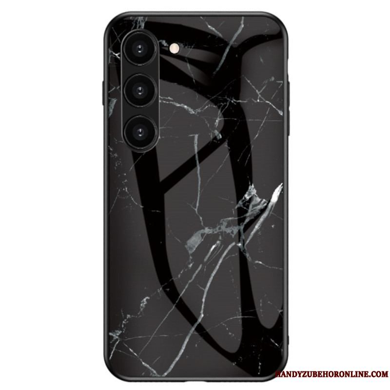 Cover Samsung Galaxy S23 5G Marmor Hærdet Glas