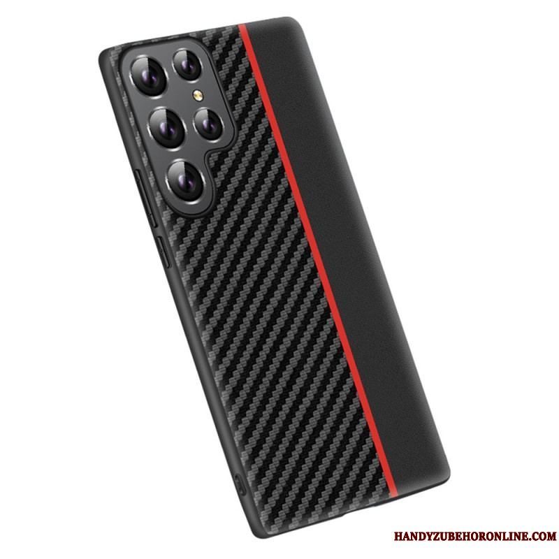 Cover Samsung Galaxy S23 Ultra 5G Carbon Fiber Line