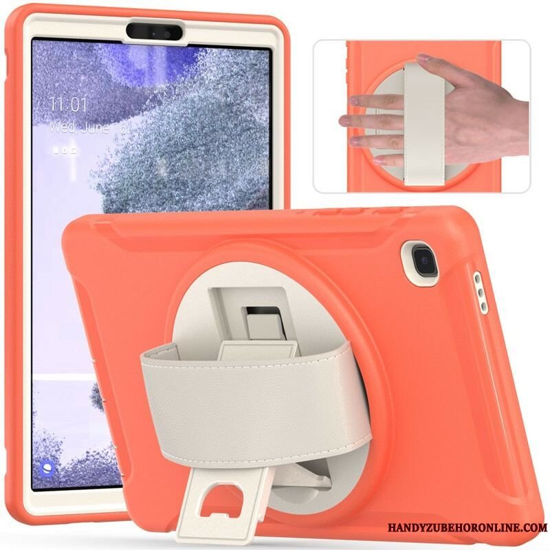 Cover Samsung Galaxy Tab A7 Lite Beskyttelsessæt Tredobbelt Beskyttelse Med Rem Og Holder