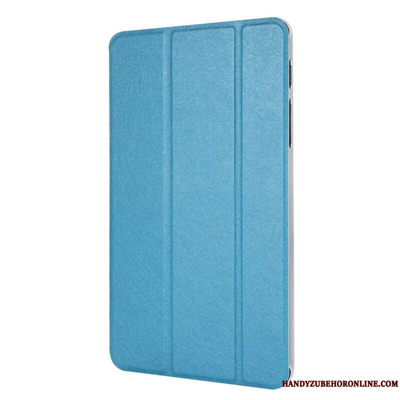 Cover Samsung Galaxy Tab A7 Lite Imiteret Læder Silke Tekstur