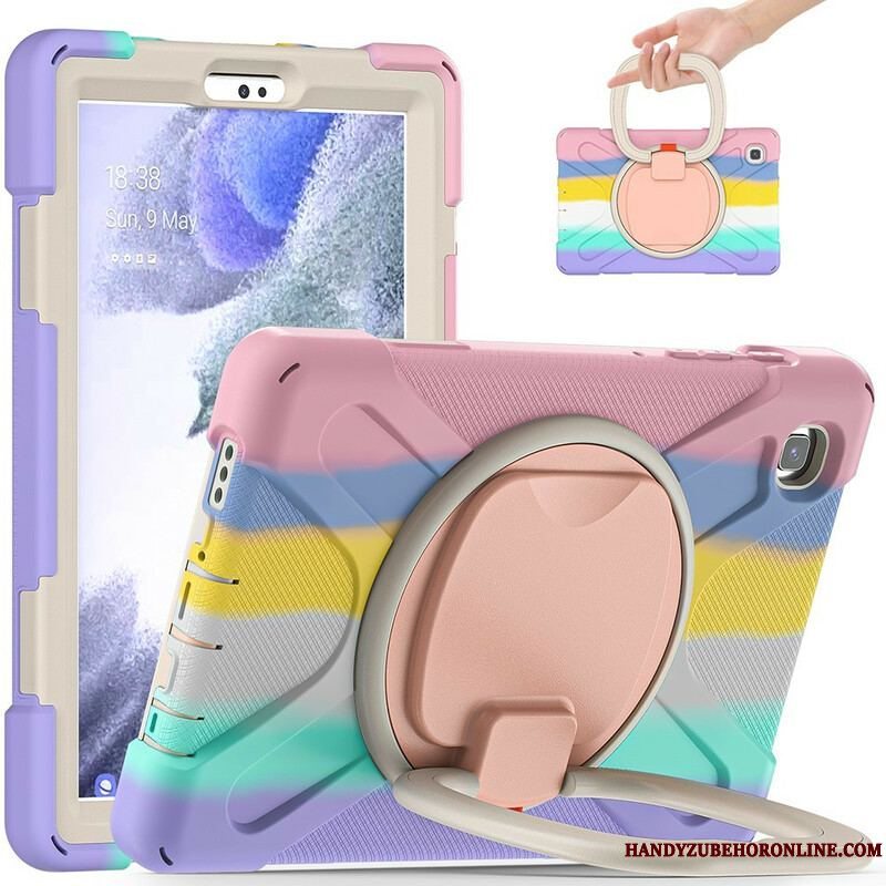 Cover Samsung Galaxy Tab A7 Lite Ultra Resistent Ring-støtte Farve