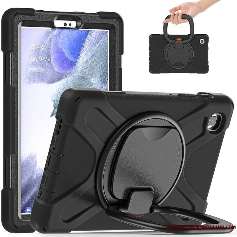 Cover Samsung Galaxy Tab A7 Lite Ultra Resistent Roterende Ring-støtte