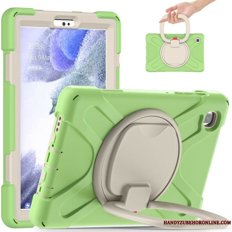 Cover Samsung Galaxy Tab A7 Lite Ultra Resistent Roterende Ring-støtte