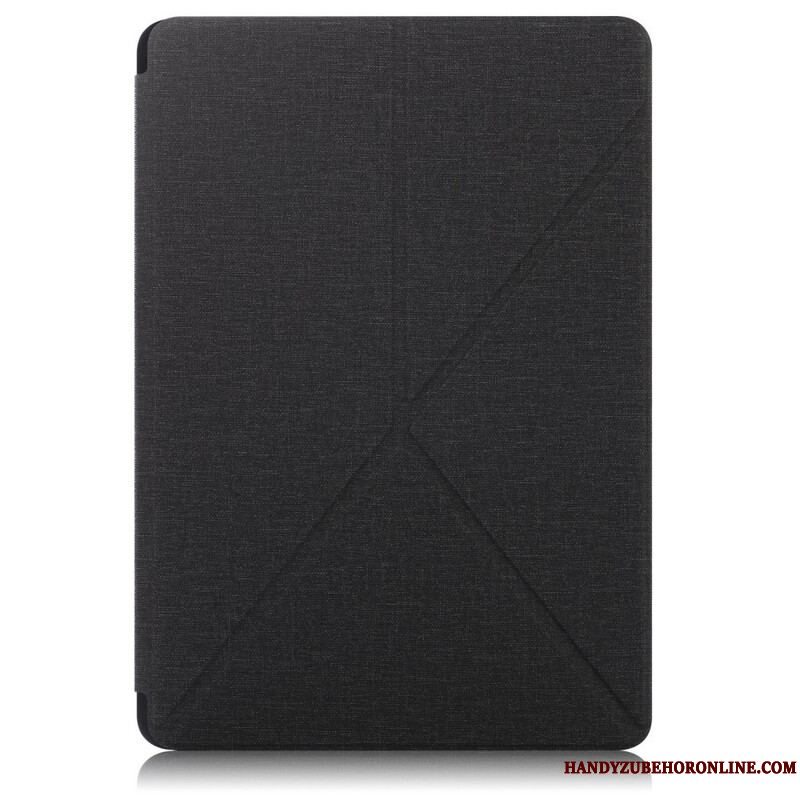 Cover Samsung Galaxy Tab S7 FE Origami Stof Tekstur