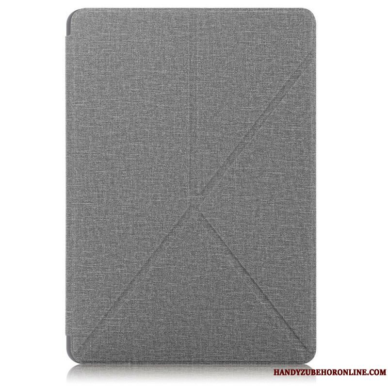 Cover Samsung Galaxy Tab S7 FE Origami Stof Tekstur