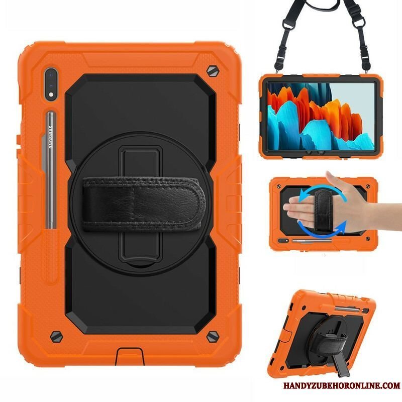 Cover Samsung Galaxy Tab S8 / Tab S7 Tofarvet Multifunktionel