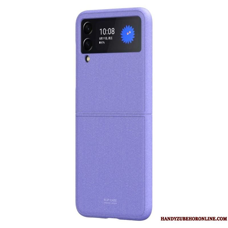 Cover Samsung Galaxy Z Flip 3 5G Flip Cover Sandblæsning Stil