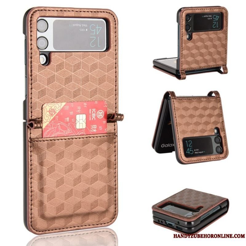 Cover Samsung Galaxy Z Flip 4 Flip Cover 3d Terning