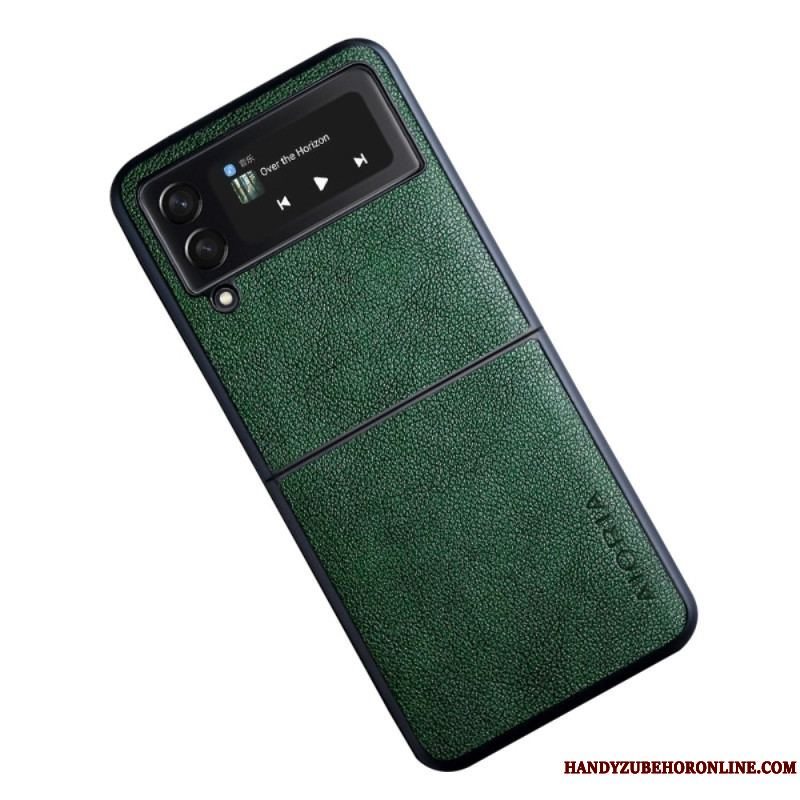 Cover Samsung Galaxy Z Flip 4 Flip Cover Aioria Lædereffekt