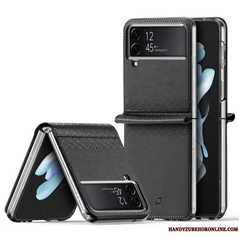 Cover Samsung Galaxy Z Flip 4 Flip Cover Dux Ducis I Imiteret Læder