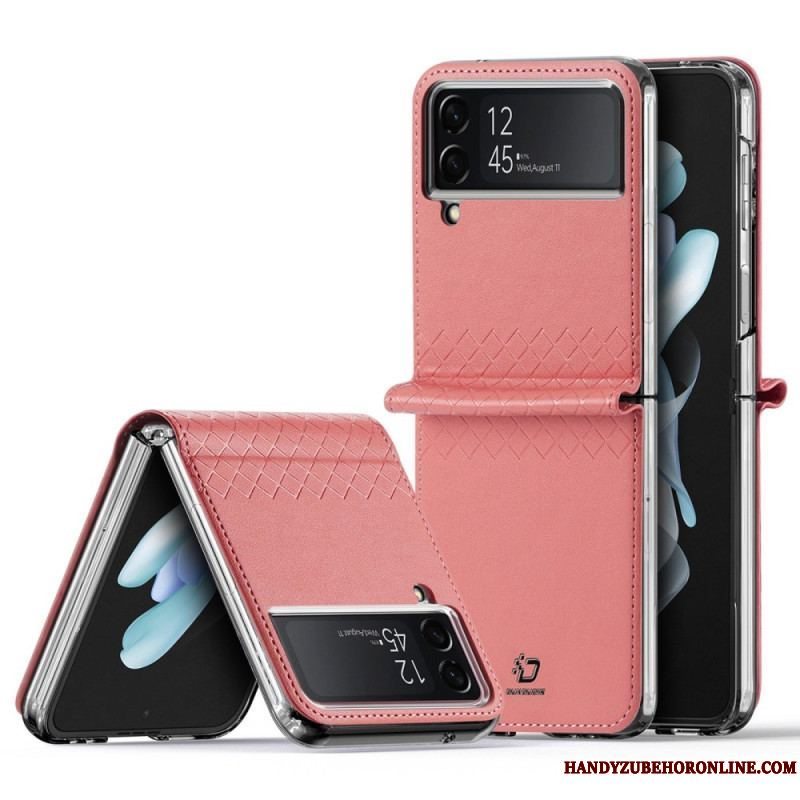 Cover Samsung Galaxy Z Flip 4 Flip Cover Dux Ducis I Imiteret Læder