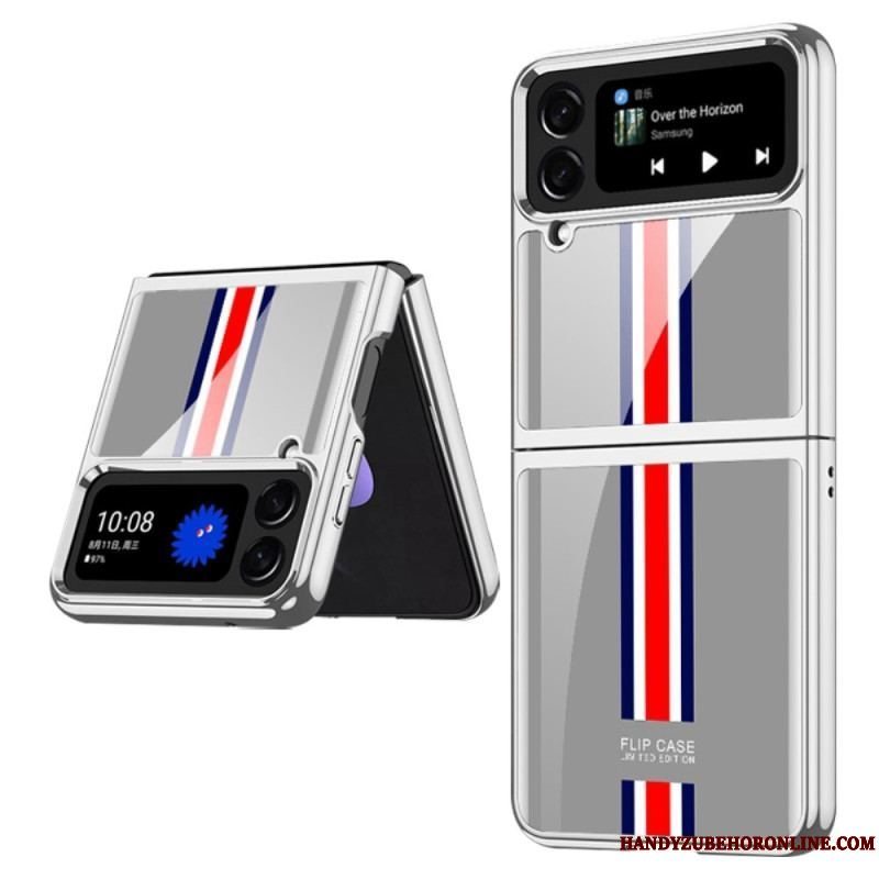 Cover Samsung Galaxy Z Flip 4 Flip Cover Gkk Tricolor Hærdet Glas