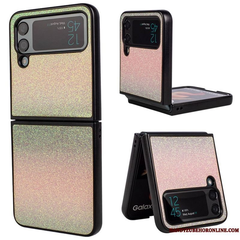 Cover Samsung Galaxy Z Flip 4 Flip Cover Glitter Gradienter