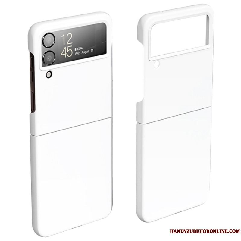 Cover Samsung Galaxy Z Flip 4 Flip Cover Klassisk Slank Silikone