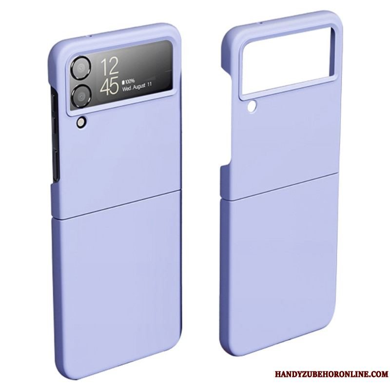 Cover Samsung Galaxy Z Flip 4 Flip Cover Klassisk Slank Silikone