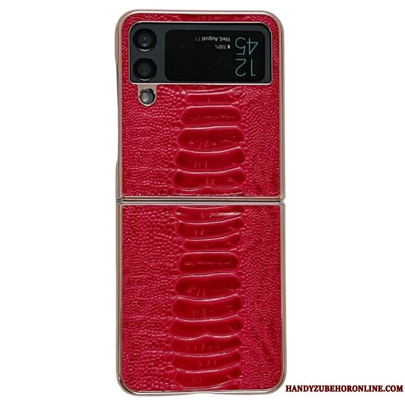 Cover Samsung Galaxy Z Flip 4 Flip Cover Krokodille Design