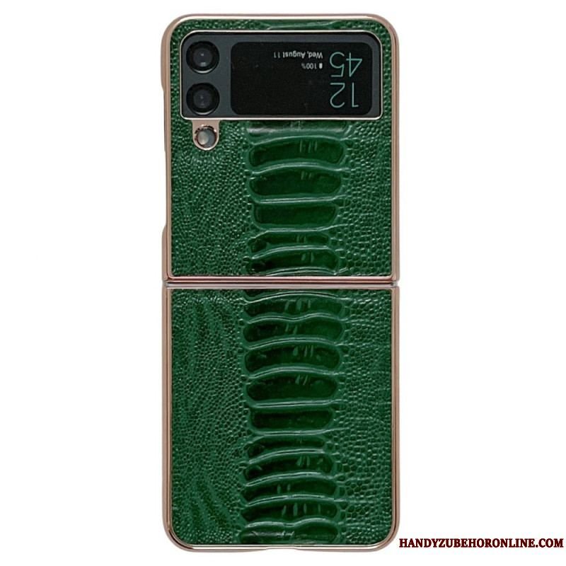 Cover Samsung Galaxy Z Flip 4 Flip Cover Krokodille Design