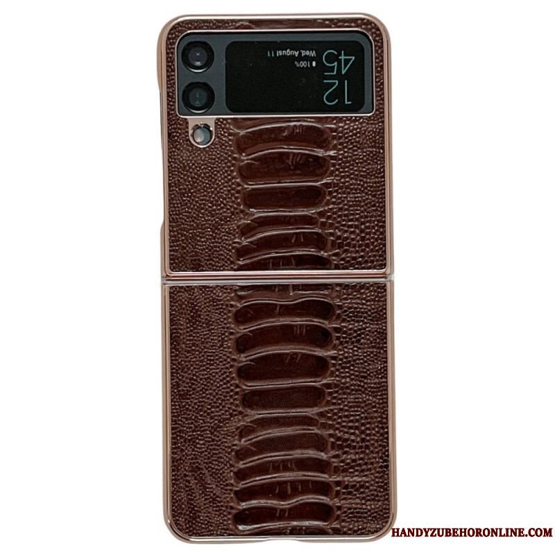 Cover Samsung Galaxy Z Flip 4 Flip Cover Krokodille Design