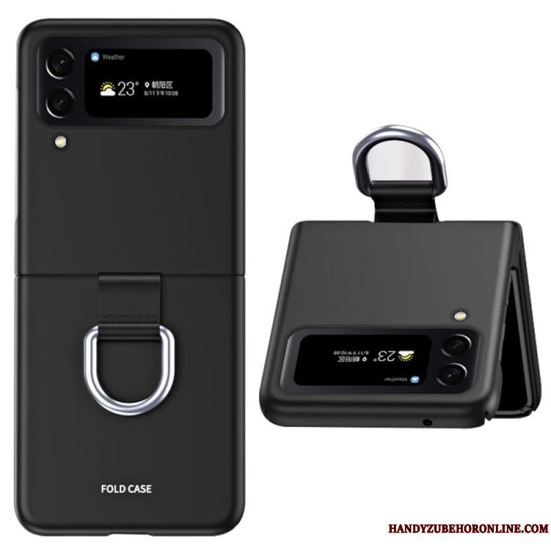 Cover Samsung Galaxy Z Flip 4 Flip Cover Skin-touch Med Ring