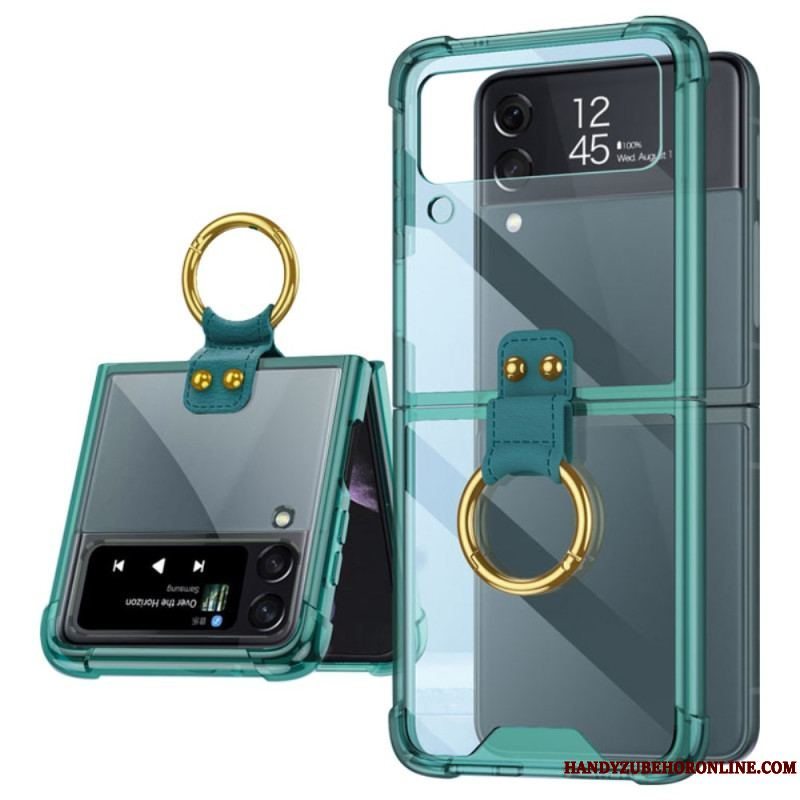 Cover Samsung Galaxy Z Flip 4 Flip Cover Tonet Med Gkk Ring