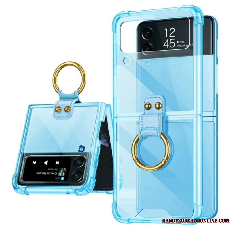 Cover Samsung Galaxy Z Flip 4 Flip Cover Tonet Med Gkk Ring