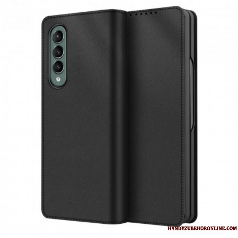 Cover Samsung Galaxy Z Fold 3 5G Flip Cover Skin-touch Split Læder